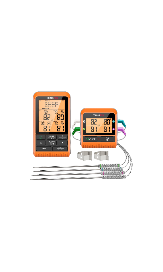 TempPro Thermometer Digital for Grilling and Smoking TP829